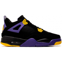 Кроссовки Nike Air Jordan 4 Lakers Alternate Black