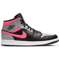 Кроссовки Nike Jordan 1 Mid Pink grey Shadow