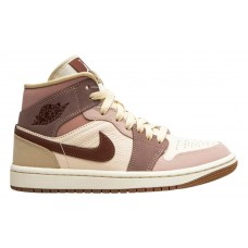 Кроссовки Nike Air Jordan 1 Mid SE Dark Pony/Smoky Mauve