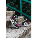 Кроссовки Nike Air Jordan 1 Mid Se Black Dark Beetroot черно-белые с бордовым