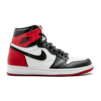 Кроссовки Nike Air Jordan 1 Retro high Black Toe Black/White/Red