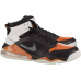 Кроссовки Nike Jordan Mars 270 shattered Backboard черно-белые с оранжевым