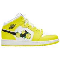 Кроссовки Nike Jordan 1 Mid GS Dynamic желтые 