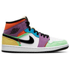 Кроссовки Nike Jordan 1 Mid SE WMNS Lightbulb мульти 