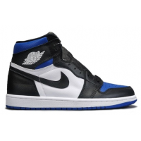 Кроссовки Jordan Air 1 High Retro Og сине-бело-черные