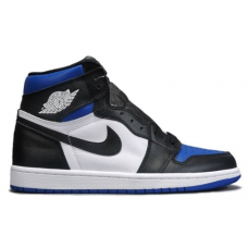 Кроссовки Jordan Air 1 High Retro Og сине-бело-черные