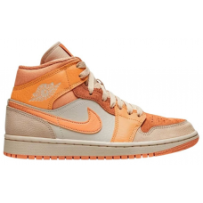 Кроссовки Nike Air Jordan 1 Mid Apricot orange