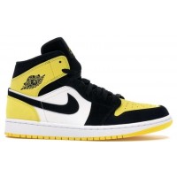 Кроссовки Jordan Air 1 Mid Retro Yellow Black