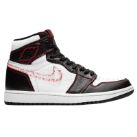 Кроссовки Nike Jordan 1 Retro High OG Defiant Yellow черно-белые