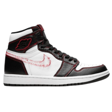 Кроссовки Nike Jordan 1 Retro High OG Defiant Yellow черно-белые