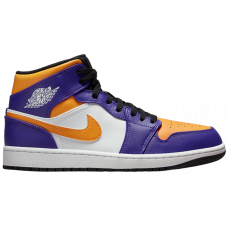 Кроссовки Nike Air Jordan 1 Mid Lakers Dark Concord