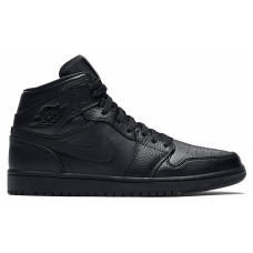 Кроссовки Nike Air Jordan 1 Retro All Black с мехом
