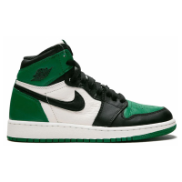Кроссовки Nike Air Jordan 1 Retro Pine Green с мехом