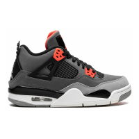 Кроссовки Nike Air Jordan 4 Retro GS Infrared с мехом