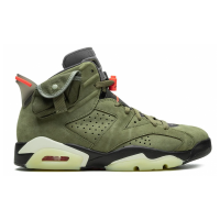 Кроссовки Nike Air Jordan 6 x Travis Scott Cactus Jack Medium Olive