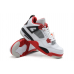 Кроссовки Nike Air Jordan 4 Retro красно-белые