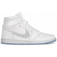 Кроссовки Nike Air Jordan 1 Dior Triple White