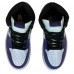 Кроссовки Nike Air Jordan 1 High Court Purple фиолетовые с белым