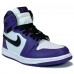 Кроссовки Nike Air Jordan 1 High Court Purple фиолетовые с белым