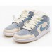 Кроссовки Nike Air Jordan 1 Retro SE Grey Aqua Celestine Blue