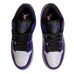 Кроссовки Nike Air Jordan 1 Low Court Purple фиолетовые с белым
