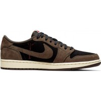 Кроссовки Jordan Air 1 Low Retro Dark Brown black