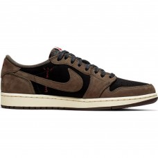 Кроссовки Jordan Air 1 Low Retro Dark Brown black