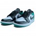 Кроссовки Nike Air Jordan 1 Toe Low White Black Mystic Green