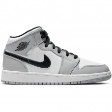 Кроссовки Nike Air Jordan 1 mid Retro smoke Grey