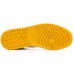 Кроссовки Nike Air Jordan 1 Mid Yellow Toe Footasylum черные с желтым