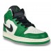 Кроссовки Nike Air Jordan 1 Retro High Lucky Green зеленые с белым