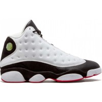 Кроссовки Nike Air Jordan 13 Retro белые с черным