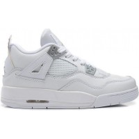 Кроссовки Nike Air Jordan 4 White белые