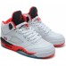 Кроссовки Nike Air Jordan 5 Retro White Fire Red Black белые