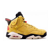 Кроссовки Nike Air Jordan 6 x Travis Scott Yellow Cactus Jack