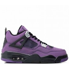 Кроссовки Nike Air Jordan 4 Retro x Travis Scott Purple